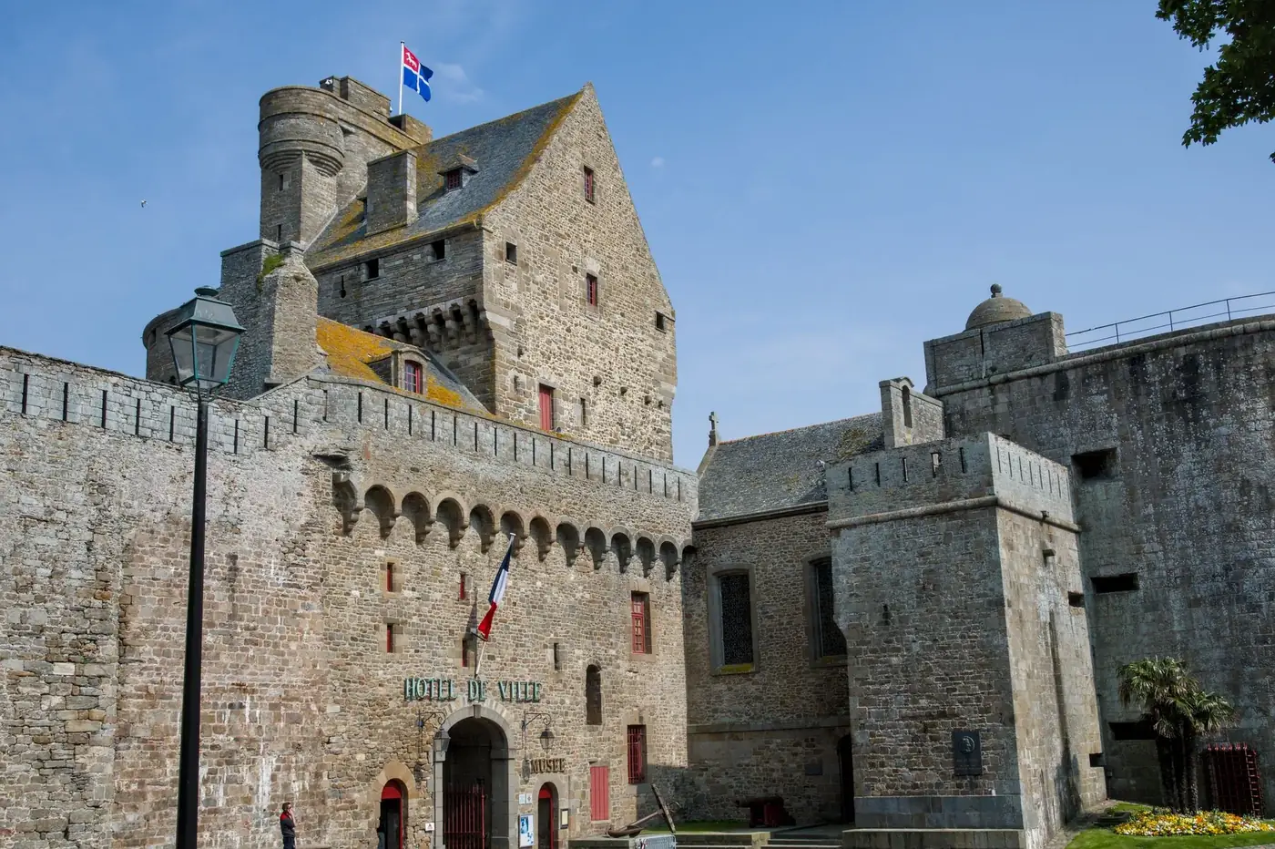 Explore the historic Saint-Malo castle, a stunning example of French medieval architecture.
