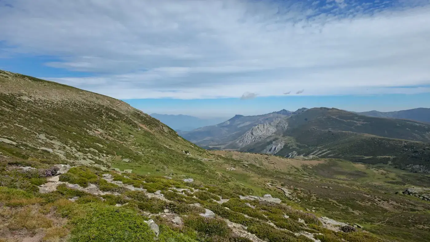 A stunning view of the verdant mountains in Georgia under clear skies.